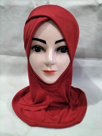 Cross Over Ninja Underscarf - Red Cross Over Ninja Underscarf - Red