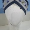 Criss Cross Pearl Full Cap - Navy Blue - Front Picture