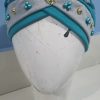 Criss Cross Pearl Full Cap - Sea Green - Front Picture