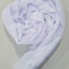 Viscose Scarf with Grids - White - Full Picture