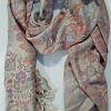 Printed Pashmina - Nude Printed Pashmina - Nude