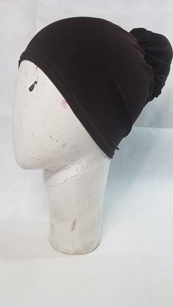 Bun Back Underscarf - Dark Brown