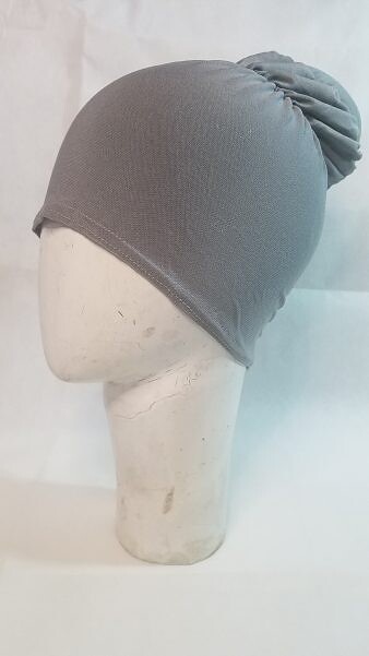 Bun Back Underscarf - Grey