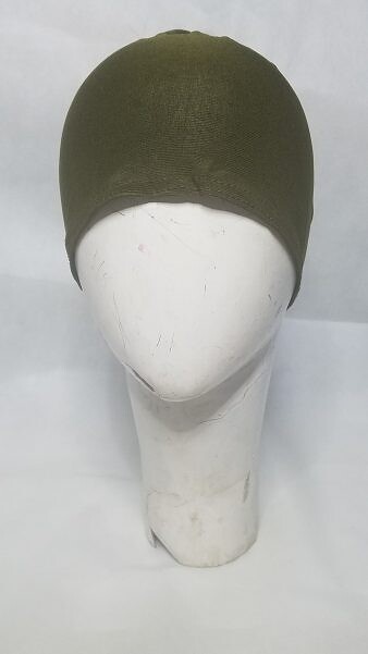 Bun Back Underscarf - Olive Green