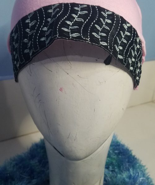 Lace Tube Underscarf – Baby Pink – Front Picture