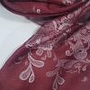 Self Printed Silk Scarf - Maroon