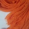 Crimps Lawn Scarf - Orange