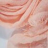 Crimps Lawn Scarf - Peach