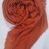 Crimps Lawn Scarf - Rust Crimps Lawn Scarf - Rust
