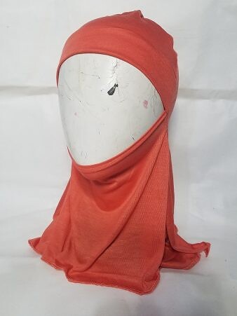 Ninja Underscarf with Niqaab - Rust Orange