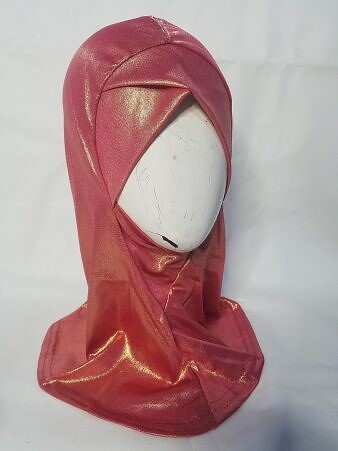 Shimmer Cross Over Ninja Underscarf – Pink Shimmer Cross Over Ninja Underscarf – Pink