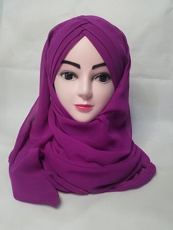 Chiffon Ready To Wear - Fuchsia Chiffon Ready To Wear - Fuchsia