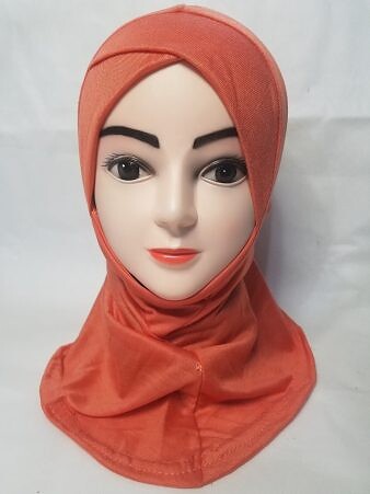 Cross Over Ninja Underscarf - Coral Red