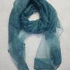Organza with Dew Drops - Aqua Blue