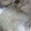 Organza with Dew Drops - Coffee Organza with Dew Drops - Coffee