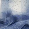 Organza with Dew Drops - Denim Blue