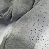 Organza with Dew Drops - Slate Grey