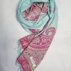Printed Pashmina - Turquoise