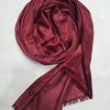 Self-Printed Shimmer Viscose Scarf - Maroon