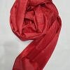 Self-Printed Shimmer Viscose Scarf - Red