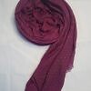 Fancy Crimps Lawn Scarf - Burgundy Fancy Crimps Lawn Scarf - Burgundy