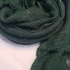 Fancy Crimps Lawn Scarf - Forest Green Fancy Crimps Lawn Scarf - Forest Green