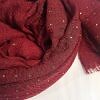 Fancy Crimps Lawn Scarf - Maroon Fancy Crimps Lawn Scarf - Maroon