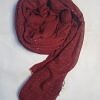 Fancy Crimps Lawn Scarf - Maroon Fancy Crimps Lawn Scarf - Maroon