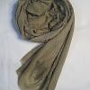 Fancy Crimps Lawn Scarf - Olive Green Fancy Crimps Lawn Scarf - Olive Green