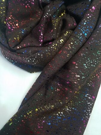 Galaxy Cotton Scarf - Brown