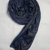Galaxy Cotton Scarf - Navy Blue