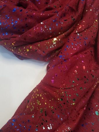 Galaxy Cotton Scarf - Rust Brown