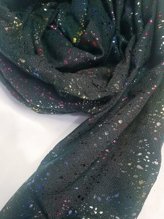 Galaxy Cotton Scarf - Forest Green Galaxy Cotton Scarf - Forest Green