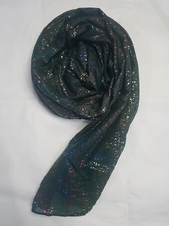 Galaxy Cotton Scarf - Forest Green Galaxy Cotton Scarf - Forest Green