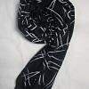 Printed Lawn Scarf - Black