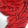 Printed Lawn Scarf - Red