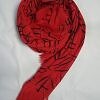 Printed Lawn Scarf - Red