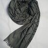 Printed Lawn Scarf - Slate Grey