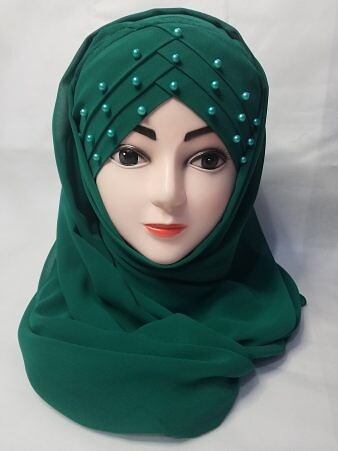 Chiffon Pearl Ready To Wear - Sea Green Chiffon Pearl Ready To Wear - Sea Green