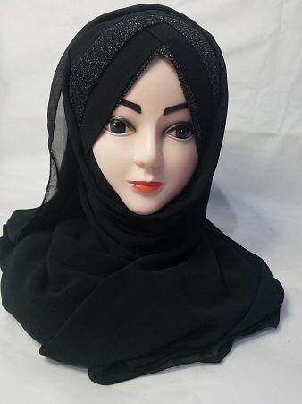 Criss Cross Moonlight Instant Hijab