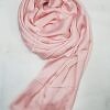 Plain Satin Silk Scarf - Baby Pink Plain Satin Silk Scarf - Baby Pink