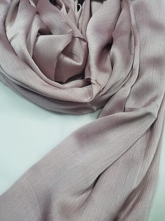 Plain Satin Silk Scarf - Dirty Pink Plain Satin Silk Scarf - Dirty Pink