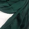 Plain Satin Silk Scarf - Sea Green
