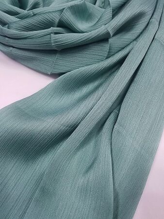 Plain Satin Silk Scarf - Teal Plain Satin Silk Scarf - Teal