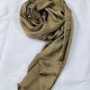 Satin Silk Scarf - Camel