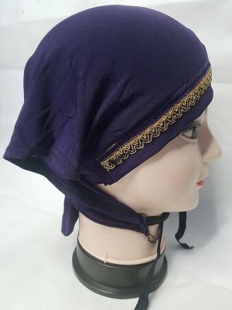 Side Parting Cap with Lace - Brinjal Side Parting Cap with Lace - Brinjal
