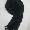 Silk Printed Scarf - Black