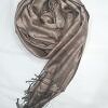 Silk Printed Scarf - Coffee Silk Printed Scarf - Coffee
