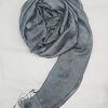Silk Printed Scarf - Grey