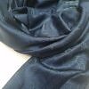 Silk Printed Scarf - Navy Blue